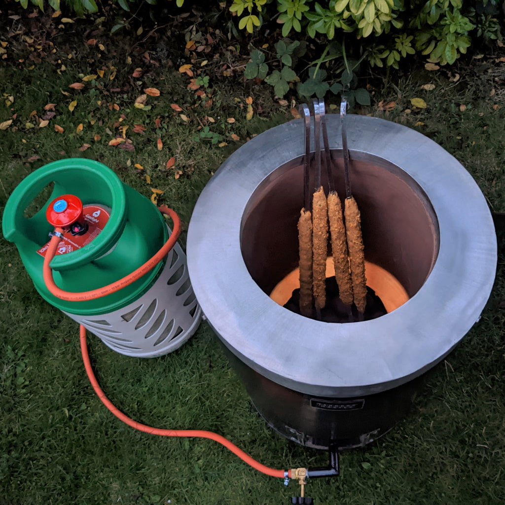 Gas Tandooor Seekh kebabs
