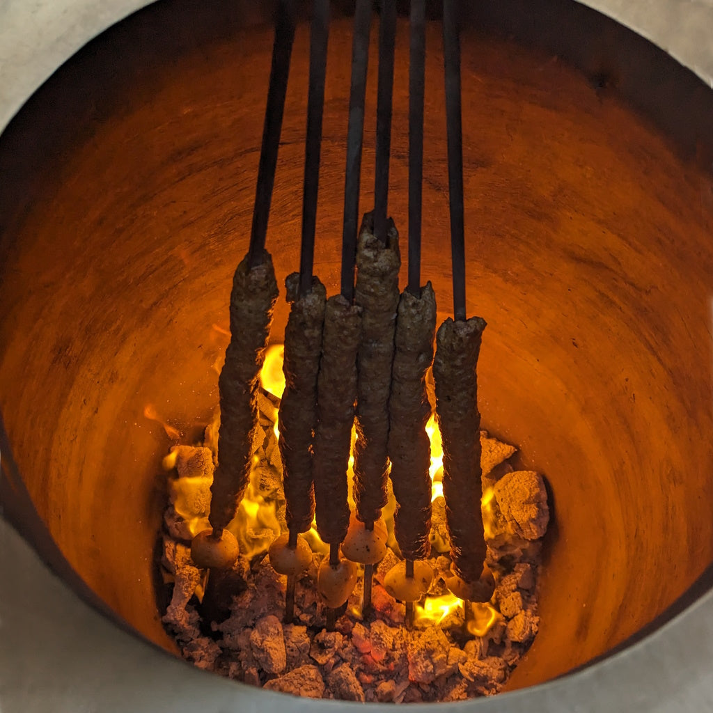 seekh kebabs in tandoor